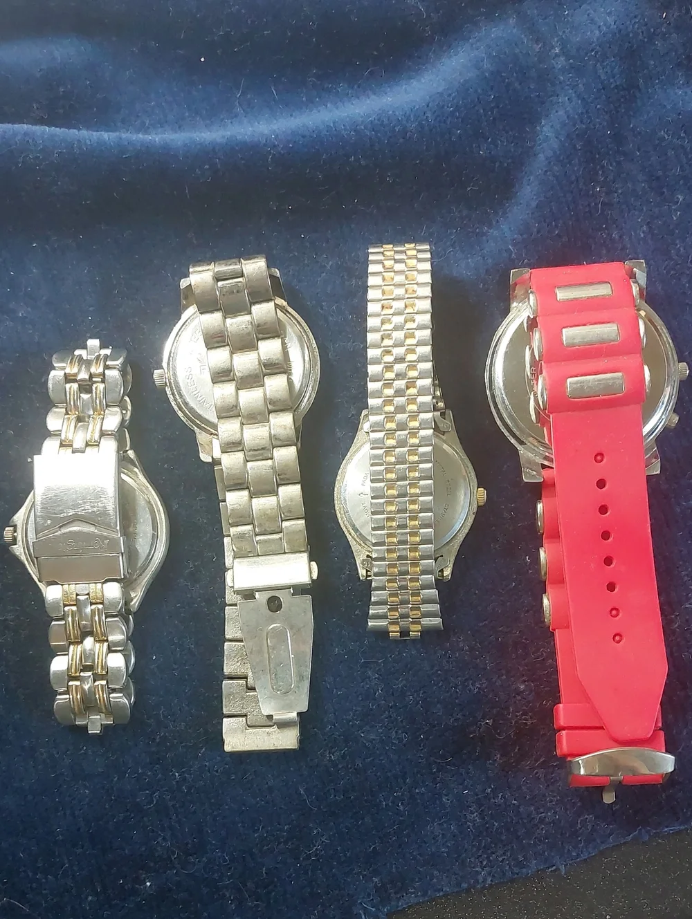 Men's Watch Lot of 4 - Remington, Lugart, Montres Carlo & Japan Movt (As-Is)